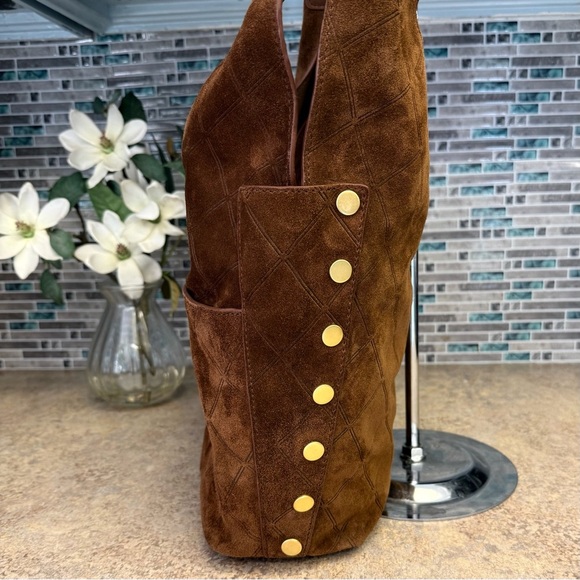 NWT Hammitt Tom Chocolate Diamond Suede purse - Picture 4 of 7